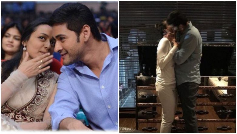 This Viral Pic Of Mahesh Babu Kissing Wifey Namrata Shirodkar Shows How Their Love Is Still