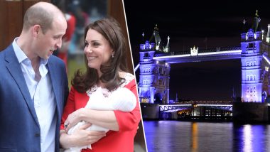 Royal Baby Makes London Bridge Among Other Landmarks Turn Blue: See Pictures