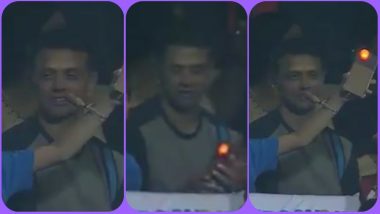 IPL 2018: Instead of VIP Stand Rahul Dravid Sits With Crowd During RCB vs KKR Match (Video Inside)