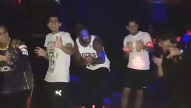 IPL Diaries 2018: Shah Rukh Khan Dances With Andre Russell and Other KKR Team Members