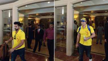 IPL 2018: Team Chennai Super Kings Reach Mumbai for Their First Game Against MI