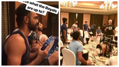 IPL Diaries 2018: Pictures of Team Rajasthan Royals Jamming With a Musician