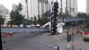 Mumbai Traffic Update: Vehicular Movement Diverted at SV Road After Girder-Crane Collapses Near MTNL Bridge