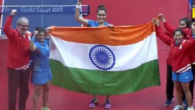 Indian Woman Table Tennis Team Wins Gold For India at CWG 2018! Their First at Commonwealth Games