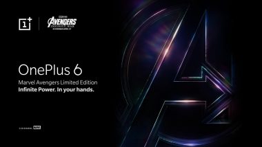 OnePlus 6 x Marvel Avengers Limited Edition Launching on May 17; To be Sold Exclusively in India only on Amazon