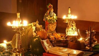 Happy Vishu 2019 Messages in Malayalam: Whatsapp Stickers, Greetings, GIF Images, Quotes & SMS to Send Kerala New Year Wishes