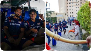 IPL 2018 Diaries: Team Mumbai Indians Welcomed in Pune Amidst the Beats of Puneri Dhol Ahead of Their Clash With CSK