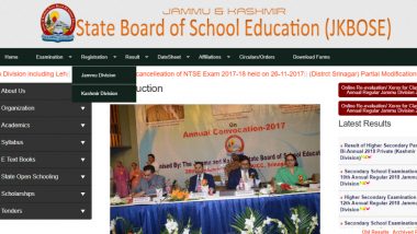 Jammu & Kashmir Board of School Education: Class 12 Results Declared for JKBOSE Kashmir Region, Check at jkbose.jk.gov.in.