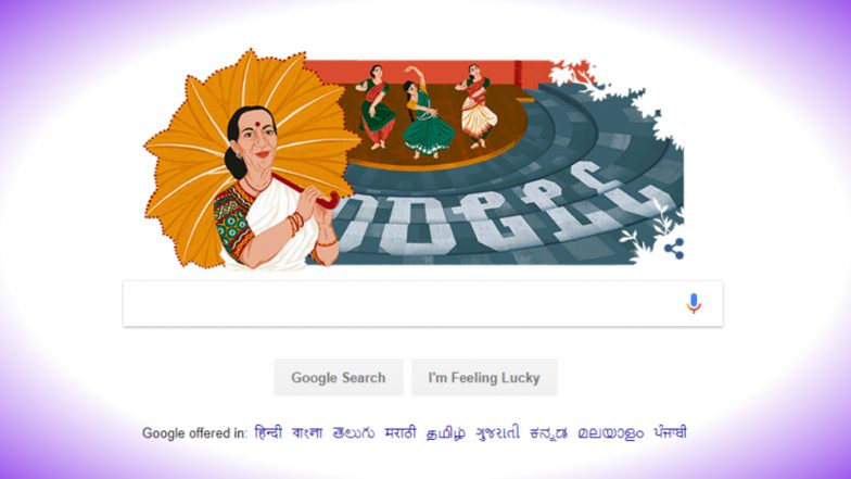 Mrinalini Sarabhai,100th Birthday: Google Pays Tribute to Indian Classical Dancer and Teacher, Know Her Life and Journey