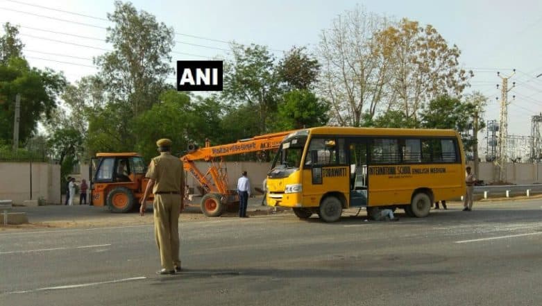 Jaipur Scare: 25 School Children Injured in Bus Collision! Are Young Lives Unsafe on Roads in India? Jaipur Scare: 25 School Children Injured in Bus Collision! Are Young Lives Unsafe on Roads in India?