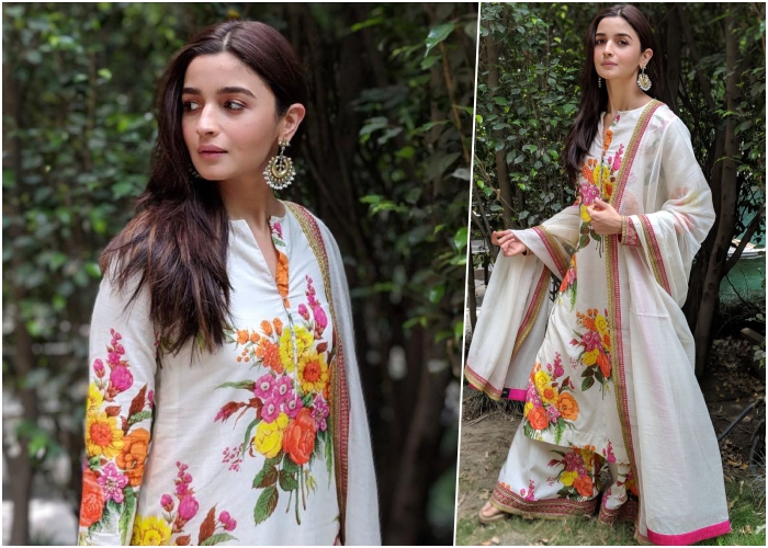 Alia Bhatt shows off her summer spirit in a floral wrap dress from Summer  Somewhere - Masala