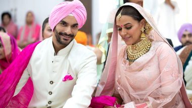 Neha Dhupia-Angad Bedi First Wedding Anniversary: Actress Shares a Beautiful Throwback Video From Their Marriage Ceremony