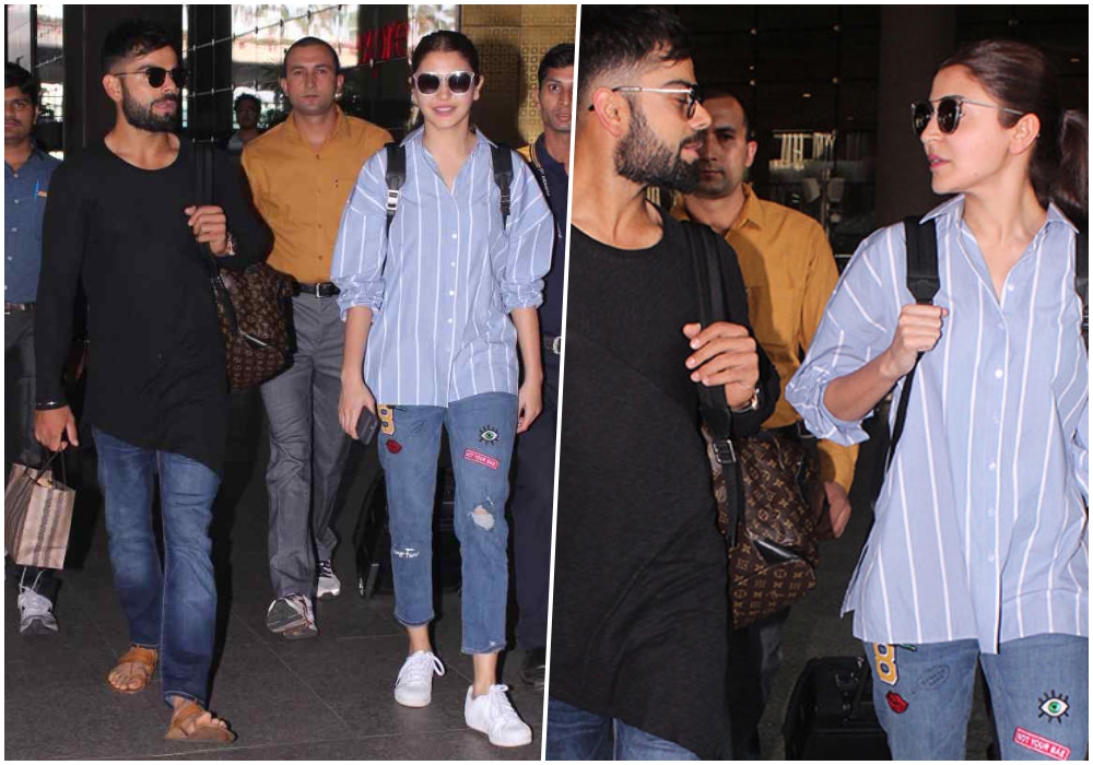 Anushka Sharma & Virat Kohli Post Wedding Airport Look : r