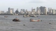 Mumbai Floating Restaurant 'Ark Deck Bar' Capsizes and Sank Near Bandra-Worli Sea Link Due to Mekunu Cyclone, No Casualties