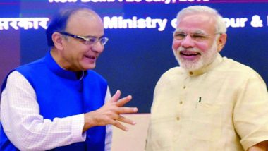 PM-Designate Narendra Modi Meets Arun Jaitley After He Opts Out of New Cabinet Citing Health Reasons