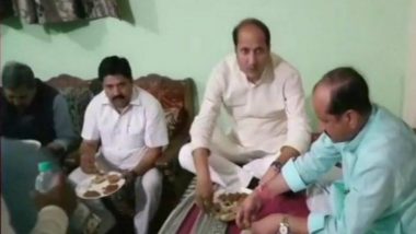 UP Minister Suresh Rana Visits Dalit Home for Dinner but Orders Food and Water from Caterers, Sparks Controversy