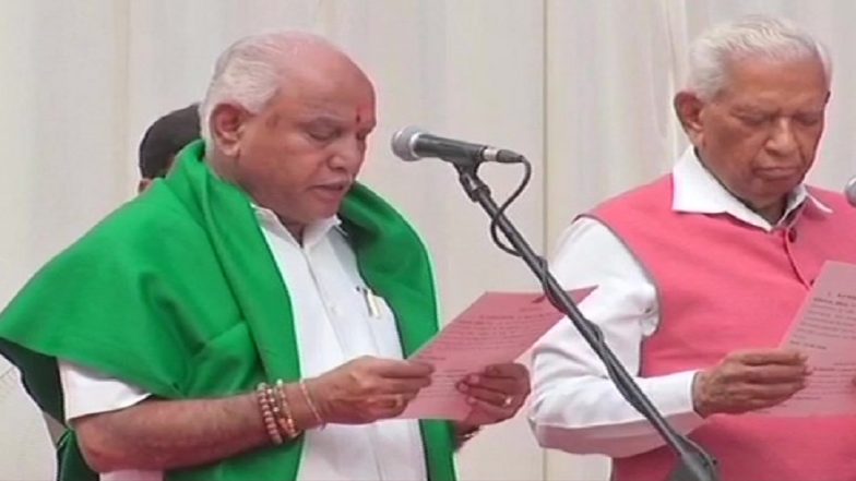 BS Yediyurappa's Swearing-In Ceremony Live Streaming on TV9 Kannada: Watch BSY Taking Oath as Karnataka Chief Minister