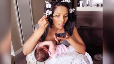 Supermom Padma Lakshmi Shows Multitasking Skills; Twitterati Showers Respect Ahead of Mother’s Day