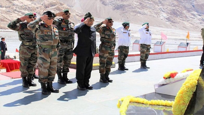 President Kovind Visits Siachen Base Camp; Appreciates Soldiers' Effort in Serving in Harsh Conditions