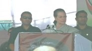 Karnataka Assembly Elections 2018: Sonia Gandhi Address Rally in Bijapur After Two Years; Alleges PM Narendra Modi For Spreading Intolerance