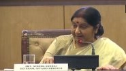 Sushma Swaraj Leaves SAARC Foreign Ministers Meeting Mid-Way