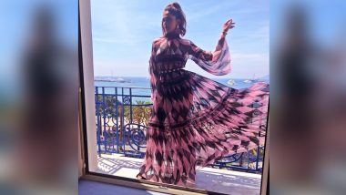 Cannes 2018 Pics: Deepika Padukone Kills It in This Printed Philosophy di Lorenzo Serafini Dress