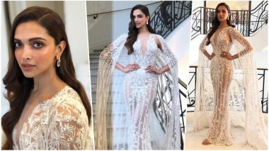 Deepika Padukone Slays in White Zuhair Murad Gown at the Cannes 2018 Red Carpet (See Gorgeous Pictures)