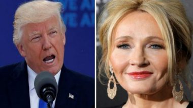 J.K. Rowling Trolls Donald Trump over Royal Wedding Crowd Photographs