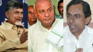 Opposition Comes Together: Andhra Pradesh & Telangana CM Ensures Protection to MLAs Over Karnataka State Politics Uproar
