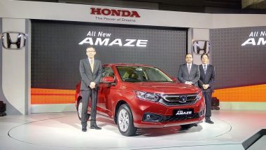 New Honda Amaze 2018 Launched; Price in India Starts from Rs 5.59 Lakh