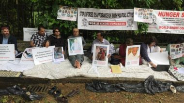 UK Sindhis Observe Hunger Strike Against Enforced Disappearances in Pakistan