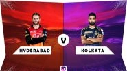 SRH vs KKR Highlights: Sunrisers Hyderabad WINS Against KKR by 13 runs