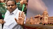 CM HD Kumaraswamy to Go for Floor-Test Today in Karnataka Vidhana Soudha to Prove Congress-JD(S) Coalition&rsquo;s Majority