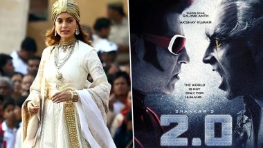 Kangana Ranaut's Manikarnika to Avoid Clash With Rajinikanth-Akshay Kumar's 2.0; Trailer to Come Out in June?