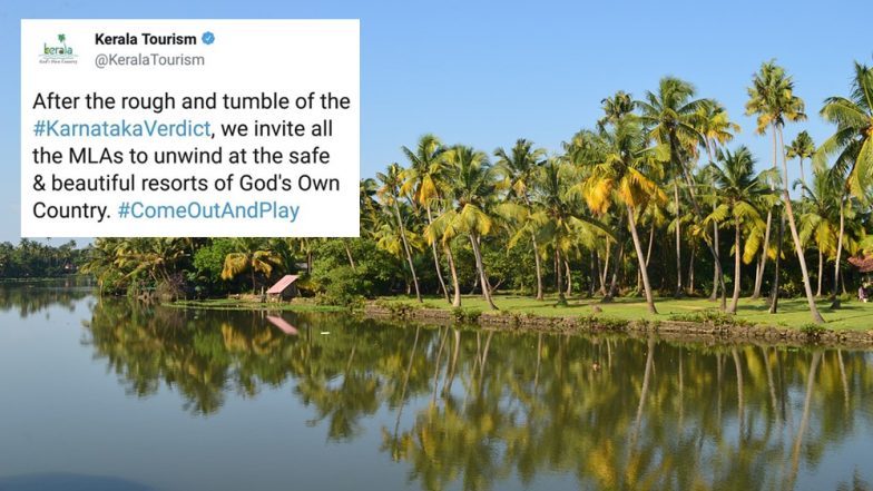 Kerala Tourism Offers 'Safe And Beautiful Resorts' to Karnataka MLAs as BJP, Congress, & JDS Look to Form Government in Hung Assembly