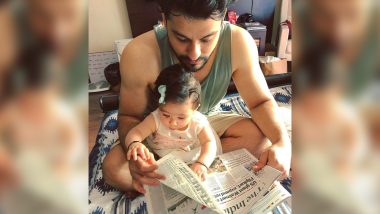 This Picture of Kunal Kemmu and Is Daughter Inaaya Caught up in Their Morning Ritual Is Damn Cute