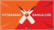 IPL 2018 Live Streaming, SRH vs RCB: Get Live Cricket Score, Watch Free Telecast of Sunrisers Hyderabad vs Royal Challengers Bangalore on TV & Online