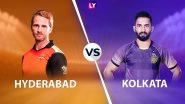 SRH vs KKR Highlights: KKR WINS by 5 Wickets