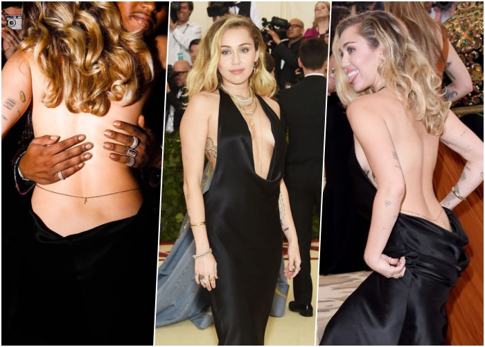 Miley Cyrus Turns Heads At The MTV EMAs In Plunging, Backless