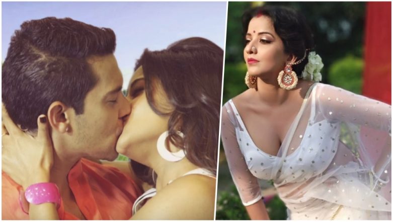 Monalisa Xxx Bf Hd Video - Monalisa-Aditya Narayan's HOT Kiss OR Bhojpuri Actress' Cleavage Show in a  White Saree! Antara Biswas Turns Up the Heat in These Videos | ðŸ‘ LatestLY
