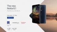 Nokia 6 (2018) 4GB Variant Online Sale on Amazon India from May 13; Prices, Features, Specifications & Other Details