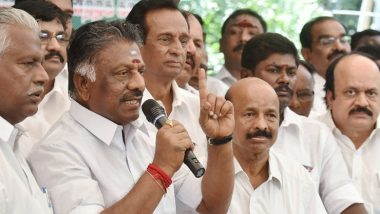 Rajiv Gandhi Assassination Case: O Panneerselvam to Urge Tamil Nadu Governor Banwarilal Purohit to Release Convicts