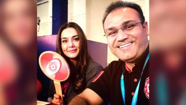 IPL 2018: Preity Zinta Says a Conversation Between Her & Virender Sehwag Has Been Blown Out of Proportion