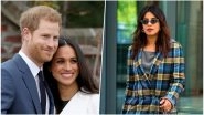 Royal Wedding 2018: Priyanka Chopra Arrives in Alberta Ferretti Plaid Suit for Meghan Markle-Prince Harry&rsquo;s Marriage