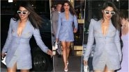 Priyanka Chopra Wears Sexy Lingerie Blazer Dress: Actress' Slit Brassiere Suit from Dion Lee is High on Fashion (See Pics)
