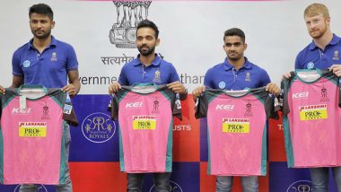IPL 2018 RR vs CSK: Rajasthan Royals to Wear Pink Jersey for Cancer Awareness