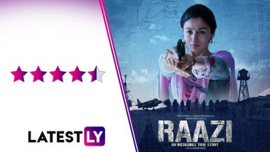 Raazi Movie Review: Alia Bhatt Gives a Power-Packed Performance in Meghna Gulzar's Smartly Directed Spy Thriller