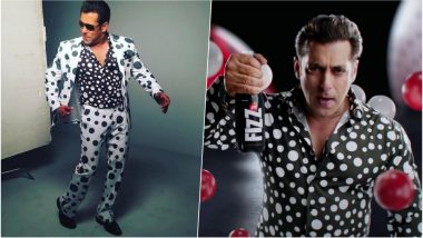 Salman Khan Wearing Polka Dot Suit for Appy Fizz TVC Reflects His Quirky Taste in Fashion (Watch Video)