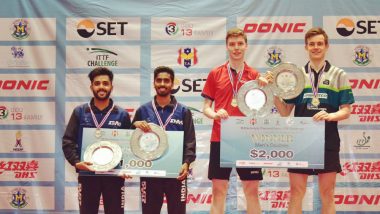 ITTF Challenge Thailand Open 2018: Sathiyan Gnanasekaran and Sanil Shetty Bag Silver Medal