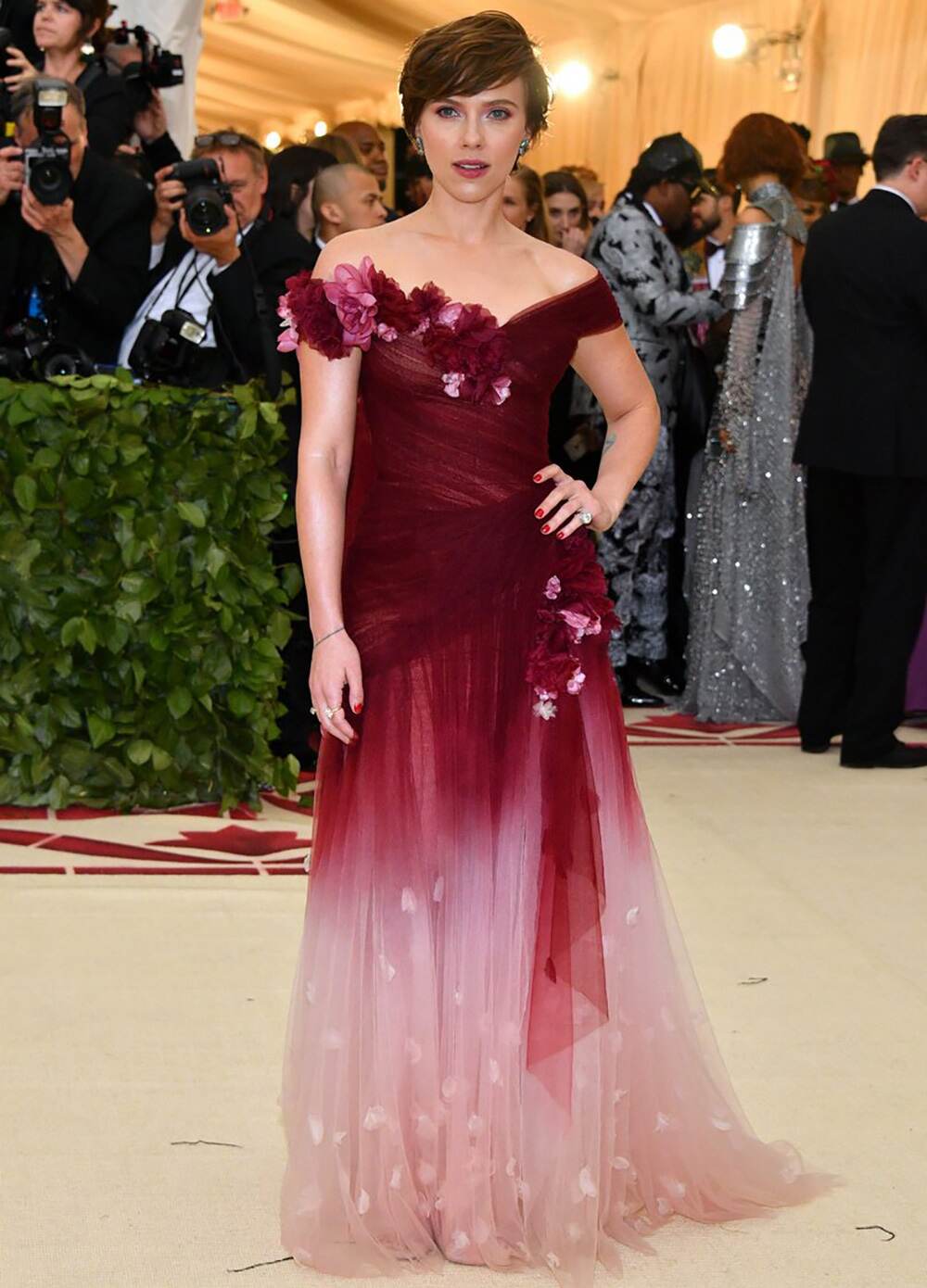 Scarlett Johansson in Marchesa Scarlett Johansson in Marchesa